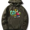 Graffiti Bear Print Hoodie