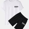 895366b71477f9ee66d60f791f6ab0edf89cafbdba3d9587cdc18e1111a9d19b.jpg NASA Print T-Shirt & Shorts