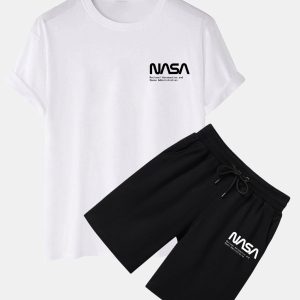 NASA Print T-Shirt & Shorts