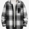 Flannel Button Up Plaid Overshirt