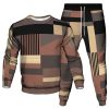 Men's Casual Personality Print Suit 014