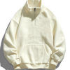 Relax Teddy Half Zip Sweatshirt