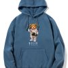 Astronaut Bear Print Hoodie