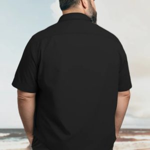 8dd85b8c8e2a85079b6440f5a49f823ed34b3da03c2400b4b2083e46f1ef73a3.jpg Men's Big Size Vacation Casual Hawaiian Short Sleeve Shirt 012