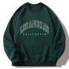 Los Angeles Print Crew Neck Relaxed Sweatshirt