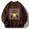 Smiley Bear Crew Neck Relaxed Sweatshirt
