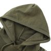 Slim Fit Raglan Sleeve Hooded Sweater