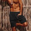 Mens Linen Minimalist Holiday Shorts