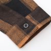 Plaid Corduroy Panel Shirt