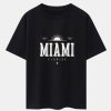 Vintage Miami Letter Print Heavy Weight Oversize T-Shirt