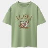 Alaskan Eagle Print Heavy Weight Oversize T-Shirt