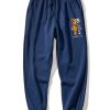 Robot Bear Print Jogger Pants
