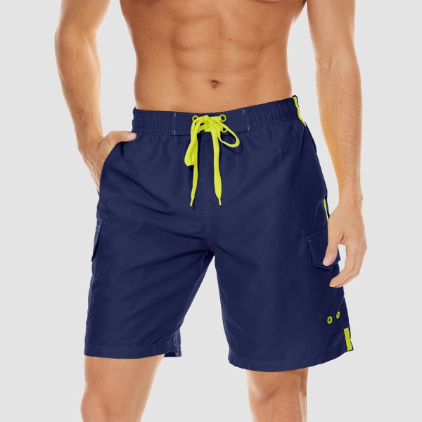 9289f12642182516e5e0f38d06c2018a39d5d39e36063465e2fe3d04e05ea212.jpg Men's Swimming Trunks Mesh Linner 4 Pockets Quick Dry Beach Shorts