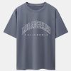 Los Angeles Letter Print Drop Shoulder Oversize T-Shirt