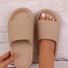 Women Slides Minimalist Single Band Slides