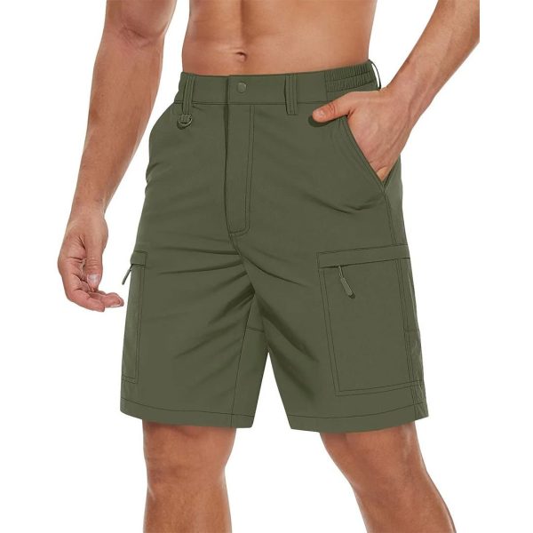 961822699617000365b38f0f6a48269b133c5406ed01fa9e5c3c769d93a1c058.jpg Men's Casual Quick-Dry 5 Pockets Cargo Short