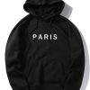 Paris Print Raglan Hoodie & Jogger Pants