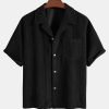 Short Sleeve Corduroy Boxy Shirt & Corduroy Shorts