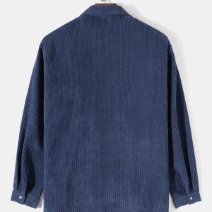 Patchwork Corduroy Shirt