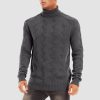 98661aa19c0593db94c57a3141793fd53b06924d337172f9982abbec58e0a7bf.jpg Men's Turtleneck Sweater Heavyweight Long Sleeves Cotton Pullover Knitted Casual Sweatshirt