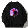 Kyoto Landscape Painting Print Relaxed Sweatshirt