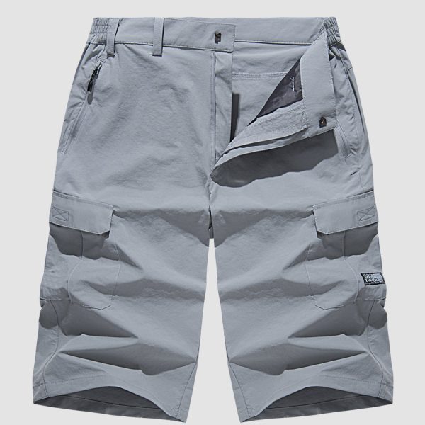 99a8d19767e42af0e9f7e86a288388a6e010ddc9dfbab878612b11e247c92bda.jpg Men Knee Length Shorts Lightweight Thin Quick Dry Cargo Shorts