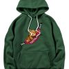 Shoulder Bag Bear Print Hoodie