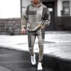 Men's Personalized Printed Hoodie Set 037