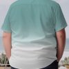 Men's Big Size Vacation Casual Hawaiian Short Sleeve Shirt 004