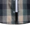 Contrast Hoodie Plaid Shirt