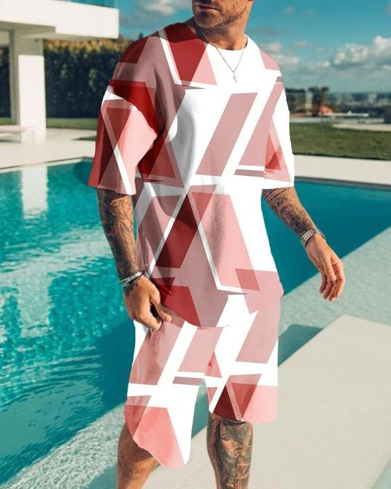9bb482f41bbb1521df144522eedfd506dc6acf79f99a325996ac0dfcda5e469d.png Suitmens Men's Colorblock Shorts Suit