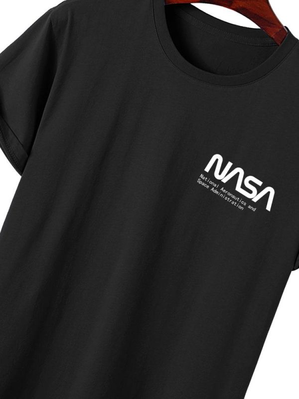 9c9dc8750bd53378132d3ae9cd5048a13ddf47f95e28ac8fee4a07de817a4f4e.jpg NASA Print T-Shirt & Shorts