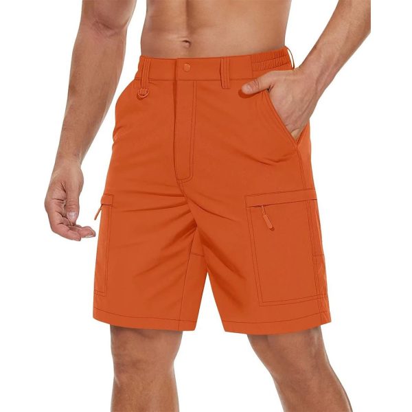 9e2f95f97aace4c0f7ce133377790046639ebfd41e6558ea96cbdf24e0915f03.jpg Men's Casual Quick-Dry 5 Pockets Cargo Short