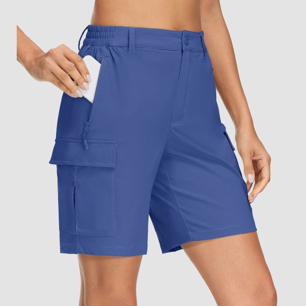 Women's Hiking Shorts Cargo Shorts Quick Dry with 5 Pockets Water-Resistant Ripstop
