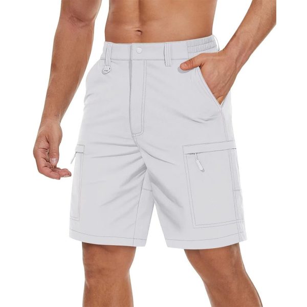 a0b9f7c43608ecc27d377148ed31646864f71330a1492ede8c939fa86b889827.jpg Men's Casual Quick-Dry 5 Pockets Cargo Short