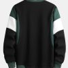 Color Block Patchwork Sweatshirt