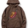 Shoulder Bag Bear Print Hoodie