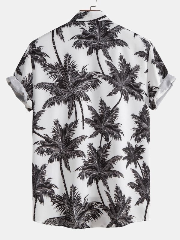 a33bbbfb66483e53581d0962b21f60b7de5632aff0f5c955112fe618a11ddd2f.jpg Palm Tree Print Button Up Shirt & Swim Short