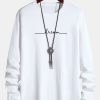 Long Sleeve Dream Print Cotton T-Shirt