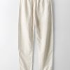 Linen Rayon Blend Button Up Shirt & Straight Leg Linen Pants
