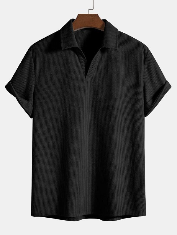 a81aa301bfc409ca85ce4bbd3162d8cadefe13bdb8ec2e6c786b129b629c0675.jpg Short Sleeve Corduroy Polo Shirt & Corduroy Shorts
