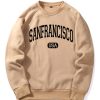 San Francisco Letter Print Sweatshirt