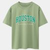 Houston Print Drop Shoulder Oversize T-Shirt