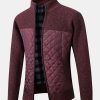Quilted Patchwork Zip Up Sweater