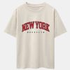 New York Print Drop Shoulder Oversize T-Shirt
