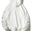 Relax Fit Ghost Print Hoodie