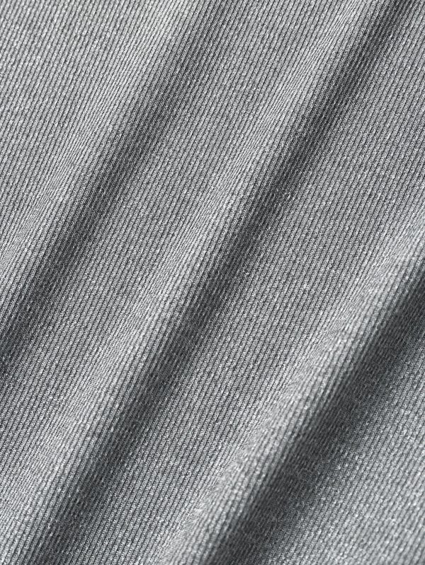 Muscle Fit Paneled Textured T-Shirt