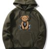 London Bear Print Hoodie