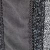 Zip Up Faux Suede Patchwork Sweater