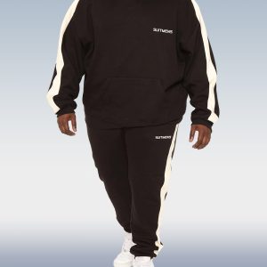 SUITMENS Men's Colorblock Hoodie Set
